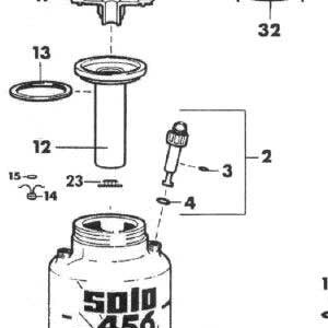 Solo 450 Series Portable Sprayer Parts by Diagram Number