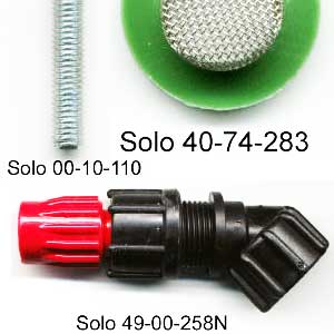 Solo Backpack Sprayer Parts listed by Solo Part Number